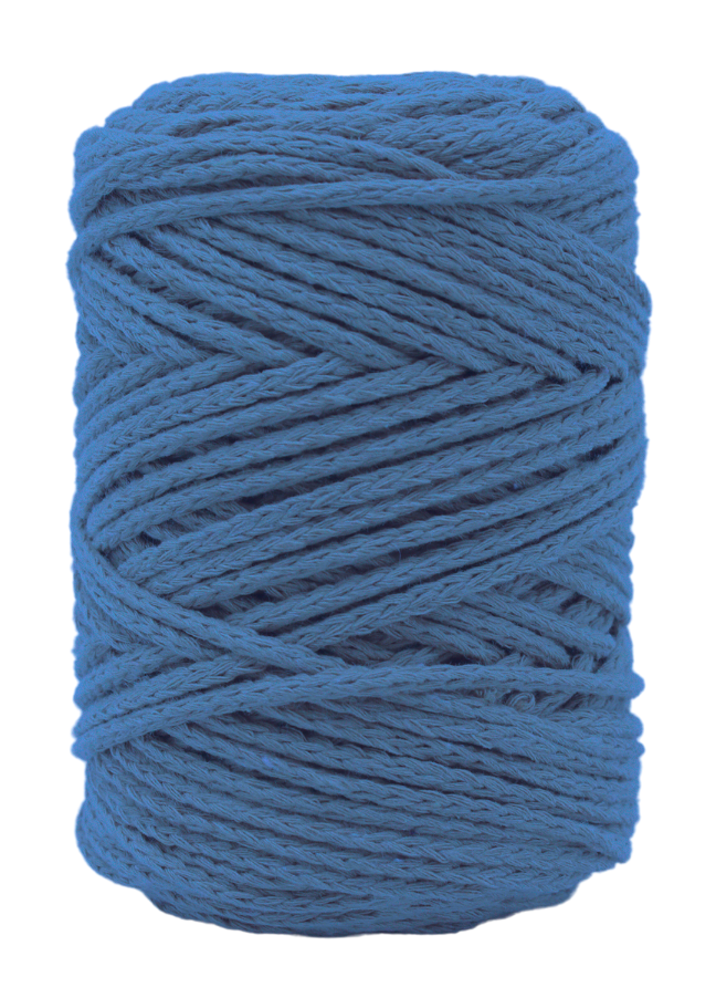 Relax Yarn Cordy versatile chunky cord in deep denim blue color