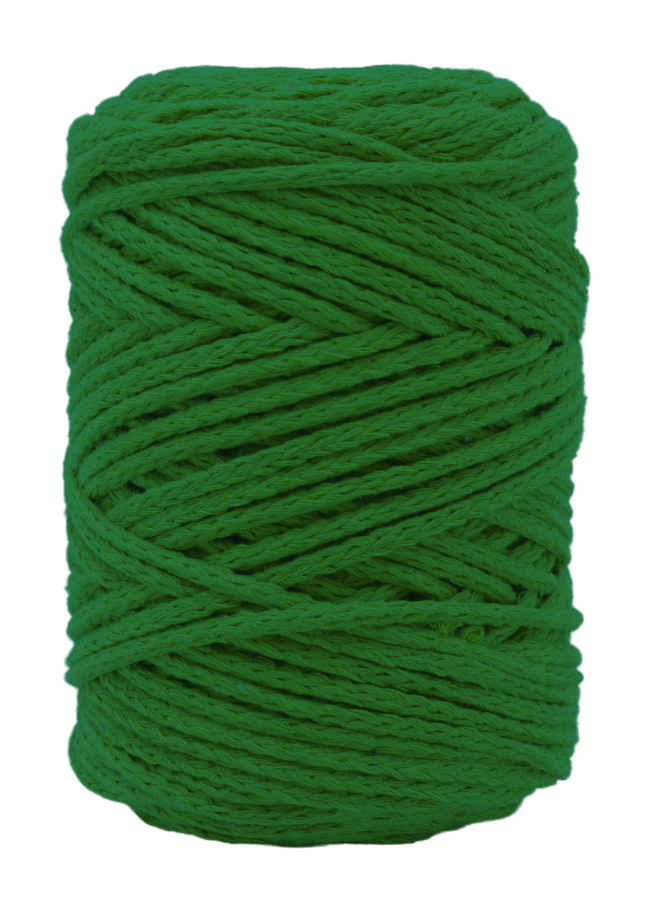 Relax Yarn Cordy chunky recycled cotton rope in forest green