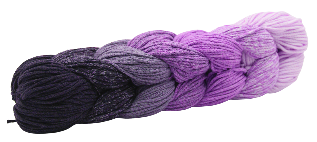 Relax Yarn Mellay gradient yarn black to purple and pink for seamless garments