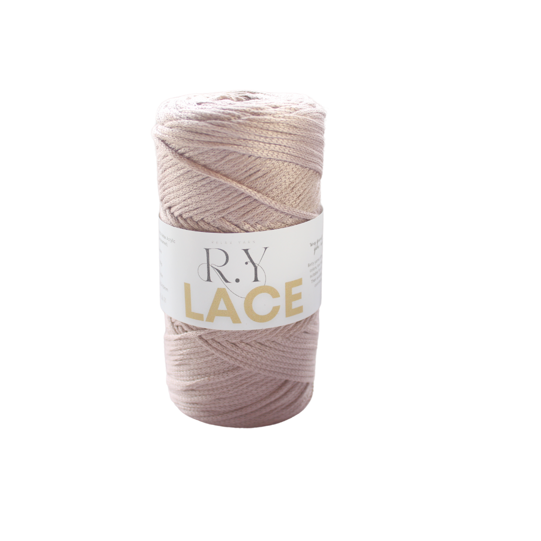 Relax Yarn Lace unsteamed acrylic yarn perfect for blocking shawls and blooming texture