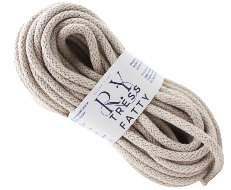 Relax Yarn Tress Fatty 8mm jumbo recycled cotton rope for structural baskets and XXL projects