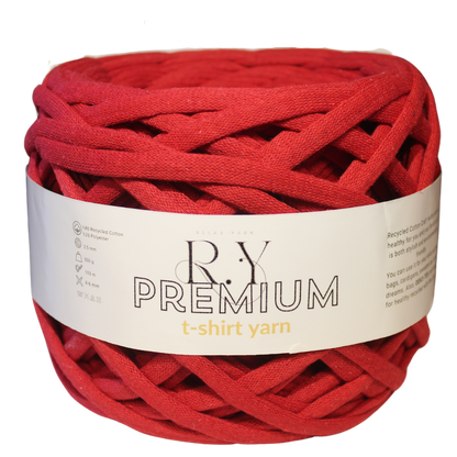 Premium T-Shirt Yarn chunky seamless structural fiber for crochet baskets and dense home decor