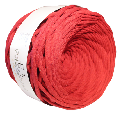 Premium T-Shirt Yarn chunky seamless structural fiber for crochet baskets and dense home decor