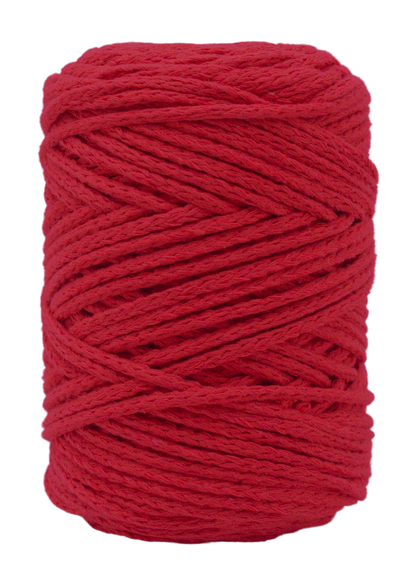 Relax Yarn Cordy cord yarn in bright cherry red for structural baskets
