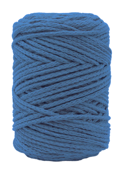 Relax Yarn Cordy versatile chunky cord in deep denim blue color
