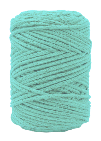 Relax Yarn Cordy fine gauge recycled cotton cord in pale mint green
