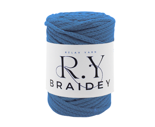 Relax Yarn Braidey 4mm chunky recycled cotton cord for structural baskets and speedy decor