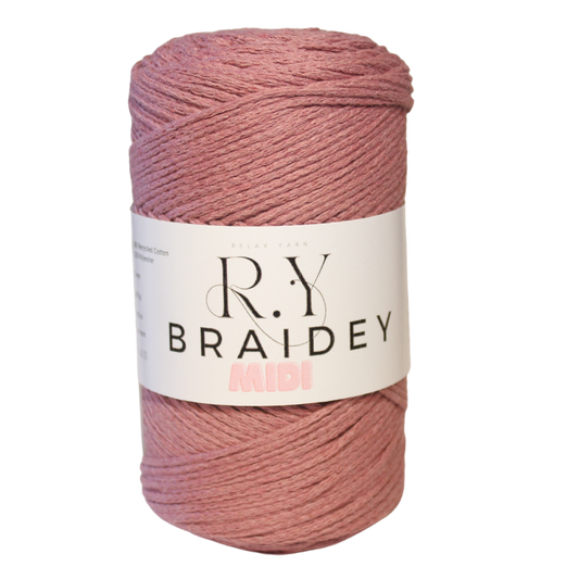 Relax Yarn Braidey Midi 2mm fine recycled cotton cord for bags and structural accessories