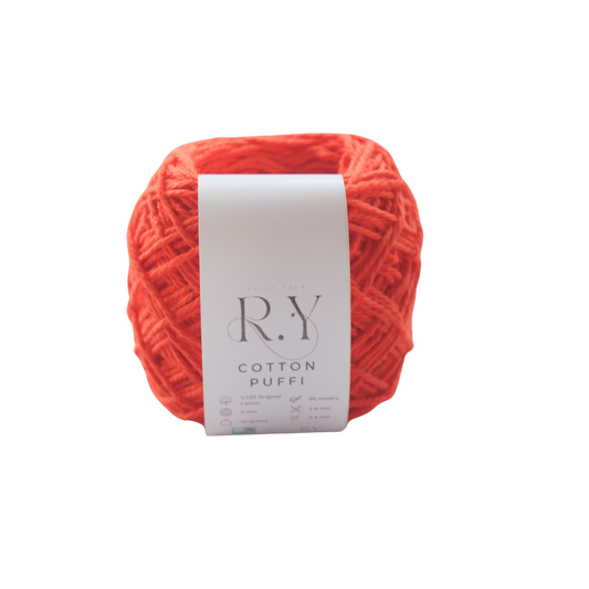 Relax Yarn Cotton Puffi 100% original cotton yarn for soft amigurumi and baby garments
