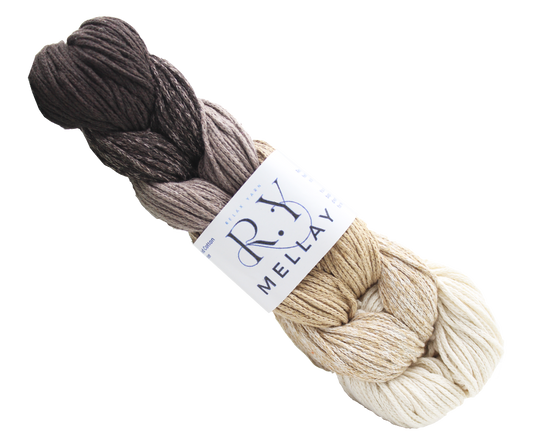 Relax Yarn Mellay 2mm fine gauge recycled cotton blend yarn for lightweight seamless garments