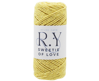 Relax Yarn Sweetie of Love 1.5mm fine gauge recycled cotton blend for soft baby yarn and amigurumi