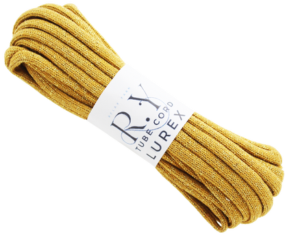 Relax Yarn Tube Cord Lurex 7mm jumbo sparkle cord for rigid structural bases and festive decor